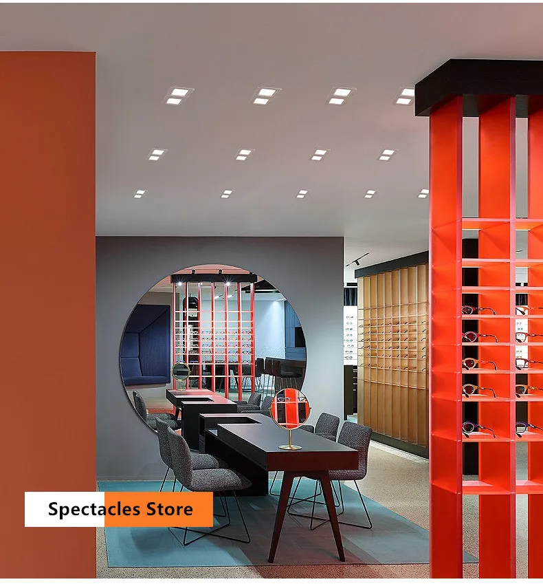 Светодиодный потолочный светильник с двойной головкой Точечный 24 Вт 18