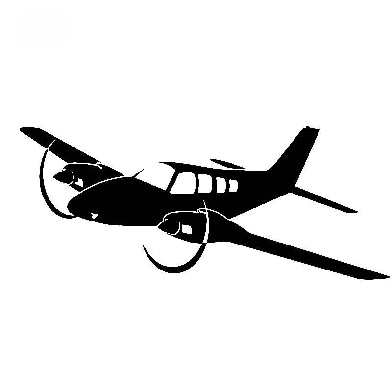 

18cmX8cm Light Feeling Beautiful Passenger Cabin Airplane Original Vinyl Car Sticker Specific Decal