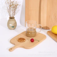 japanese simple solid wood breadboard kitchen cutting board coffee shop sushi pizza board wooden chopping board beech tray