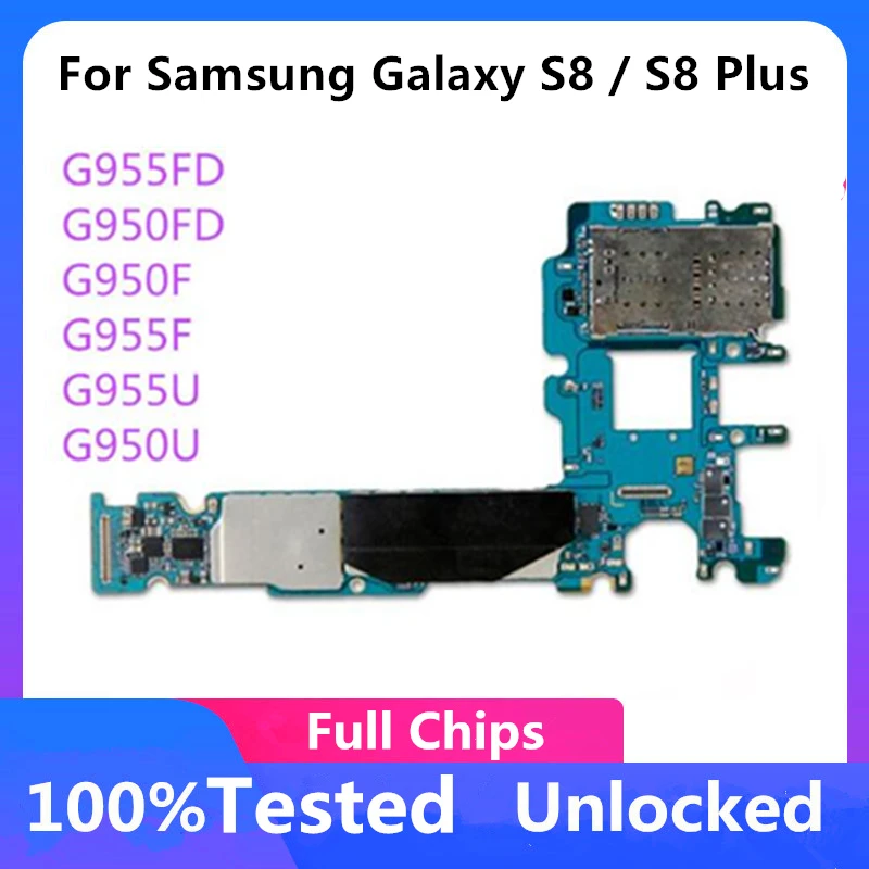 Оригинальная материнская плата для Samsung Galaxy S8 Plus G955F G955FD G955U разблокировка