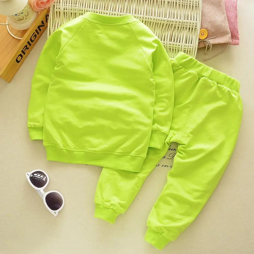 Спортивный костюм для мальчиков и девочек свитер с капюшоном + штаны хлопок номер