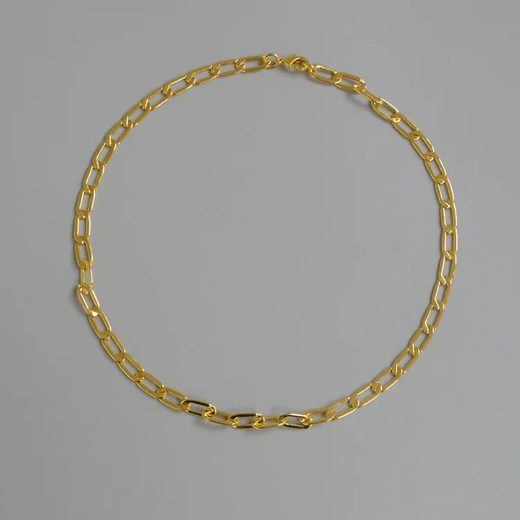 

European and American ins wind change chain chain chain clavicle chain Brass Necklace clavicle chain overlapping fashion