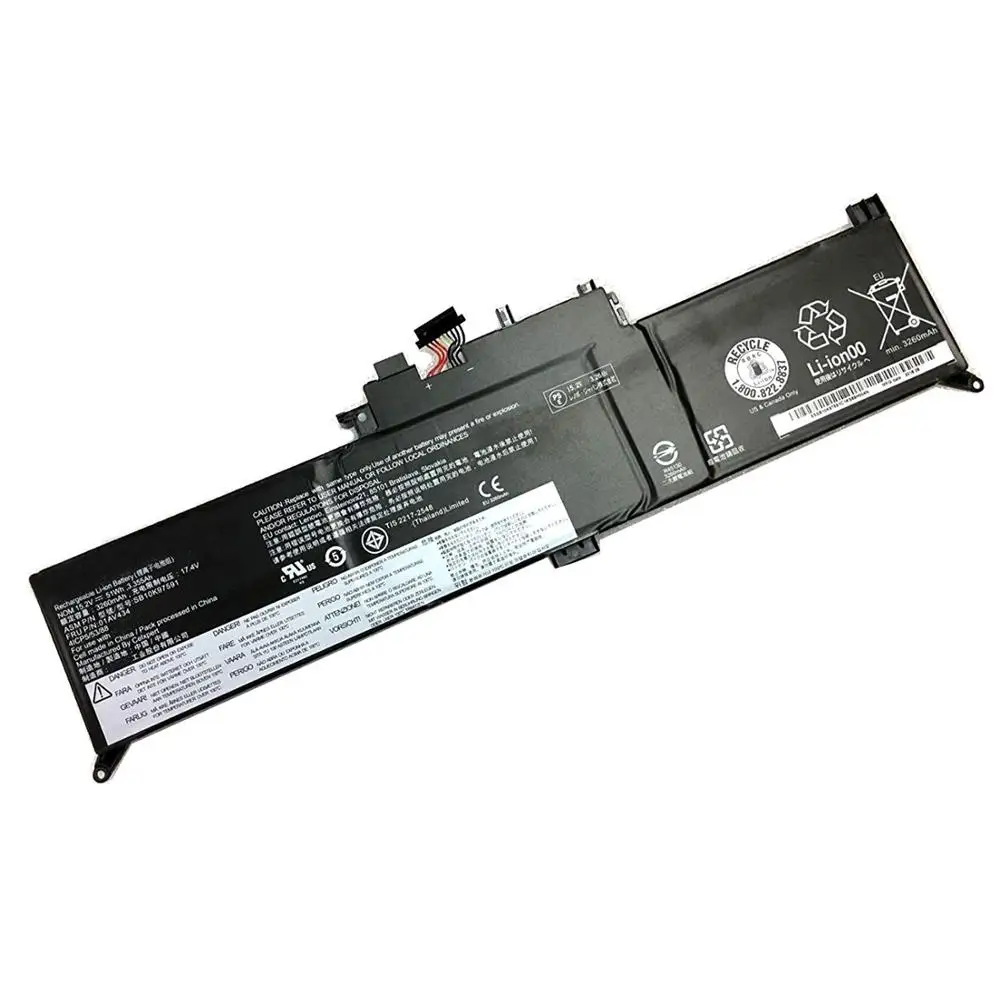 7xinbox 15 2v 51wh 01av434 01av433 01av432 laptop battery for lenovo thinkpad yoga 370 x380 260 sb10k97591 sb10k97590 free global shipping