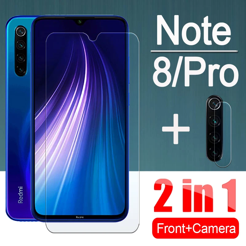 2 в 1 чехол radmi not 8pro Защитное стекло для xiaomi redmi note 8 pro защита экрана с пленкой