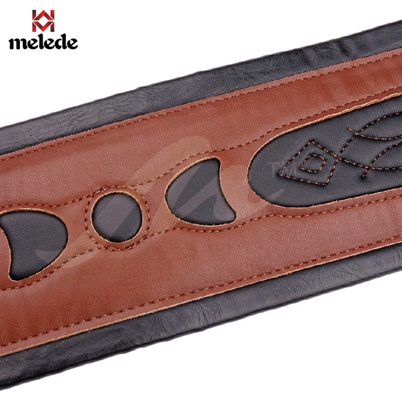 Высококачественный ремешок для гитары кожаный коричневый аксессуары запчасти ra