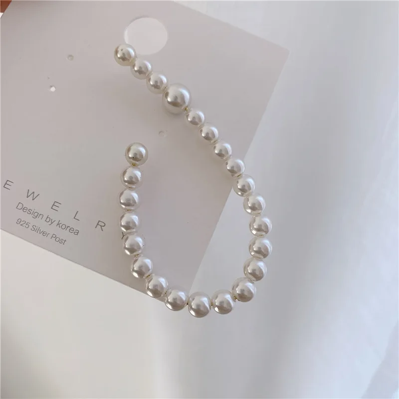 Женские серьги гвоздики с искусственным жемчугом FFLACELL корейские ювелирные