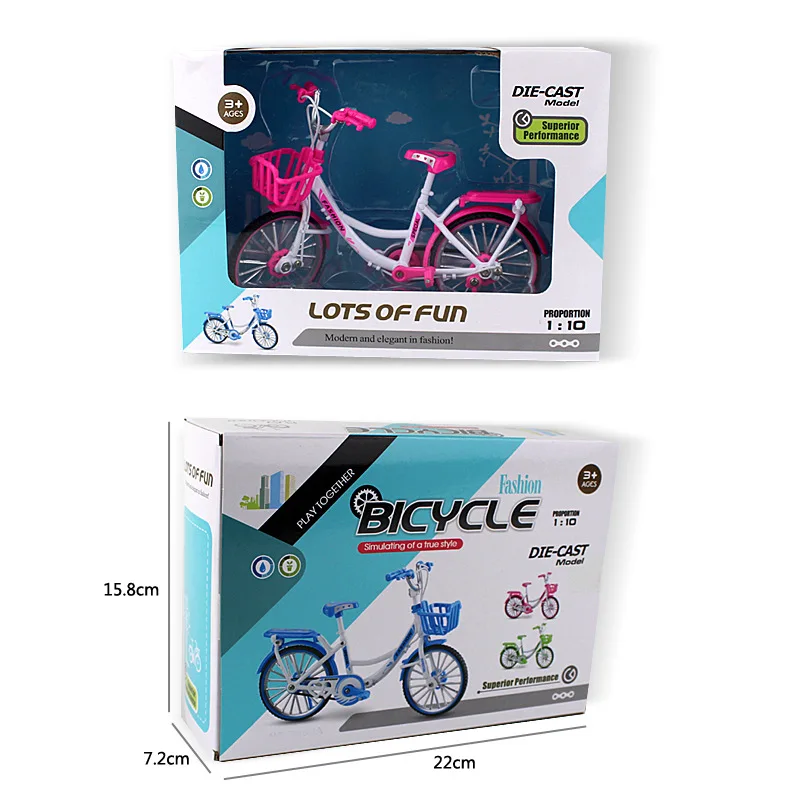 Retro Mini Finger Mountain Bicycle Assembly Bike Model Toys Gadgets Kids Gifts Skateboards Novelty Gag for Xmas Gift | Игрушки и хобби