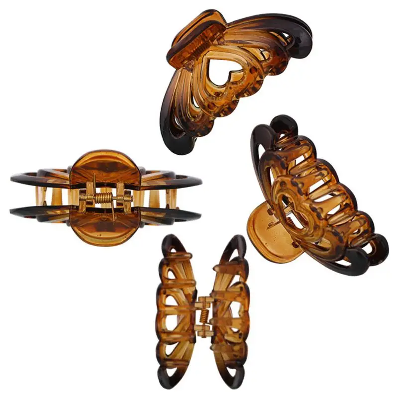 Зажим конский хвост для женщин и девочек зажим волос в форме сердца зажимы