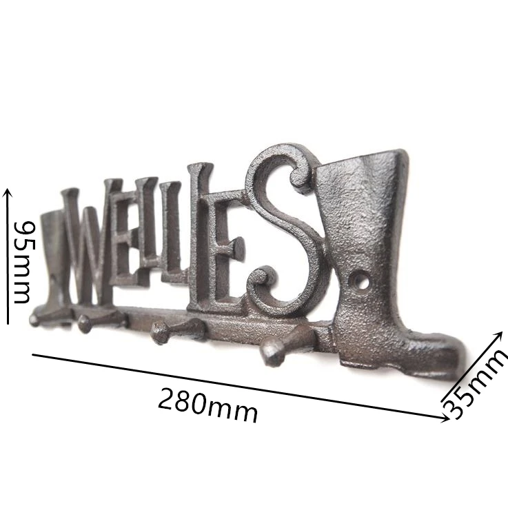 LCH винтажный стиль железный арт олень Давида ткань крючок держатель для ключей