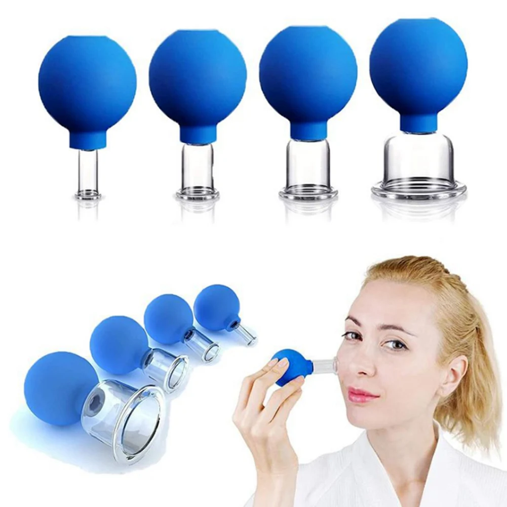 

Glass Suction Cup Facial Cupping Set Thearpy Vacuum Suction Cup for Body Face Massager Cup Health Body Care Therapy Shipping