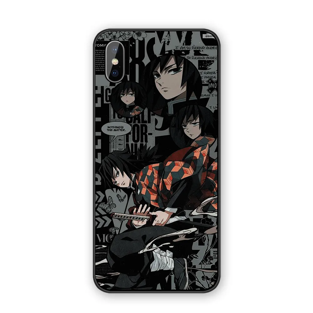Kamado Nezuko Kimetsu no Yaiba Demon Slayer Силиконовый ТПУ чехол для телефона для iphone XR X XS MAX 5 5S 6 6S 7 8 Plus