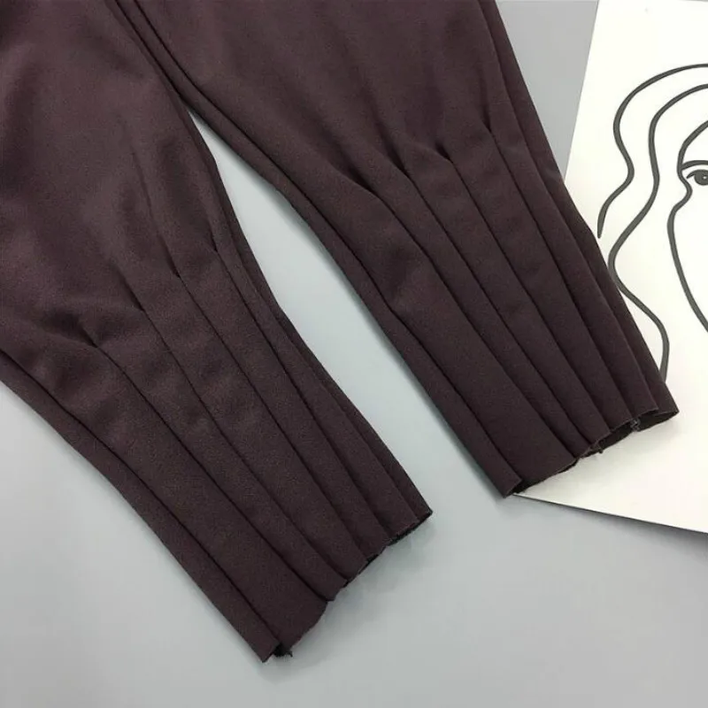 

Pants Women Autumn Stylish Trendy New Streetwear Spring Solid Korean Style High Waist Casual Comfortable All-match Trousers Chic