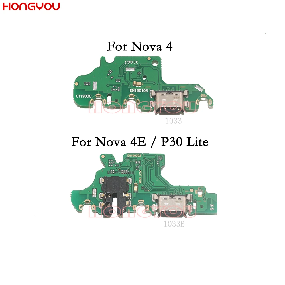 USB Charge Dock Board Charging Socket Jack Port Plug Connector Flex Cable For Huawei Nova 4 VCE-AL00/TL00 / 4E MAR-AL00 | Мобильные