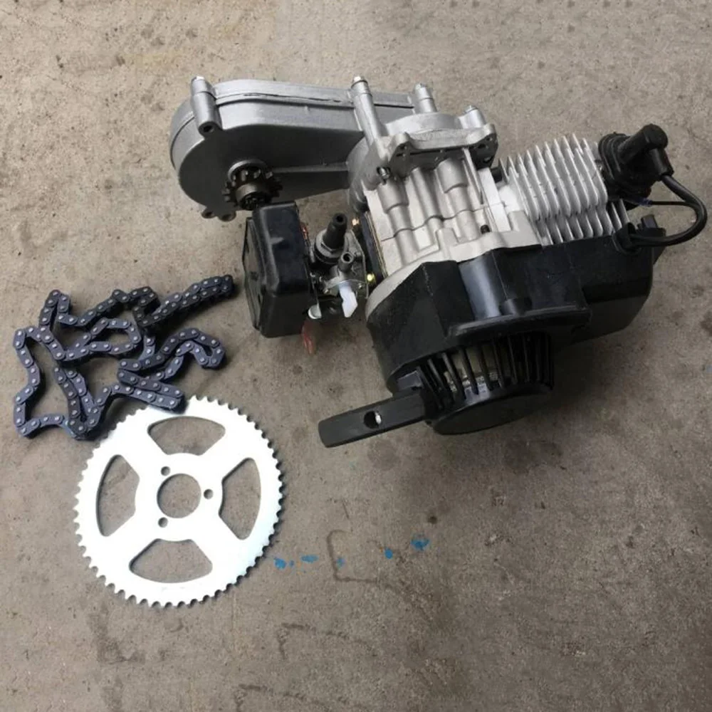 49cc 2 тактный мотоциклетные полный двигатель карбюратор с воздушным фильтром CARB