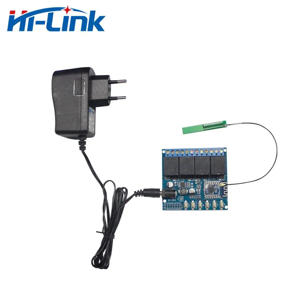 4 Каналы Wi Fi Беспроводной дистанционного Управление переключатель HLK SW04 с AliCloud