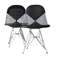 nordic eiffel iron wire chair computer leisure chair home living room dining table and chair modern chaircd