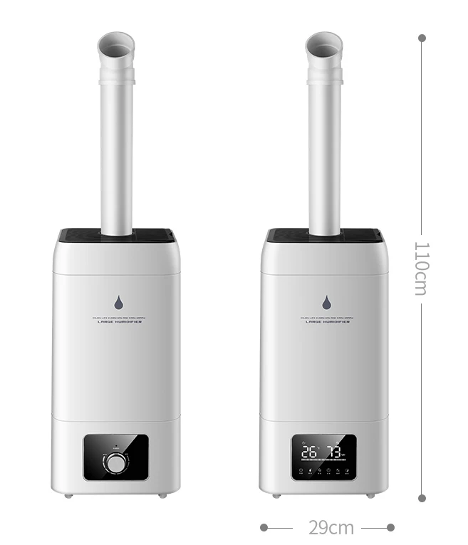 

24L water tank portable big capcity ultrasonic fogger industrial fruit and vegetables air humidifier for disinfection