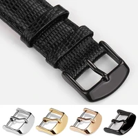 metal pin buckle watchband 10mm 12mm 14mm 16mm 18mm 20mm 22mm black colorful stainless steel clasp watch band accessories
