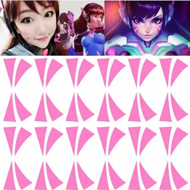 Tattoos A Overwatch DVA Косплей Костюм Dva Костюм Аниме парик спандекс лайкра Zentai женский боди на Хэллоуин вечерние костюмы d. va - Цвет: Tattoos A