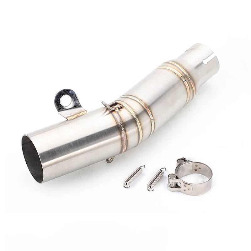 

Escape Motorcycle Exhaust Middle Connect Tube Mid Link Pipe Stainless Steel Exhaust System For Yamaha R6 2006-2016