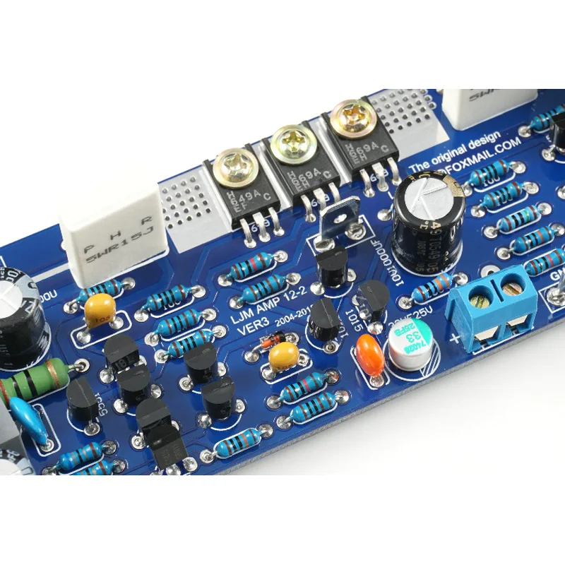 

Audio L12-2 120W Power Amplifier 2 Channel Ultra-low Distortion Amplifiers Classic AMP DIY Kit and assembled