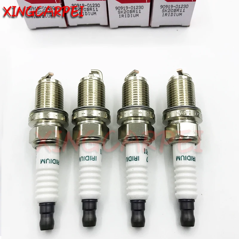 Горячая Распродажа 90919-01230 SK20BR11(4 шт.) Свеча зажигания для Toyota Avensis RAV4 90919 01230 SK20BR11 |
