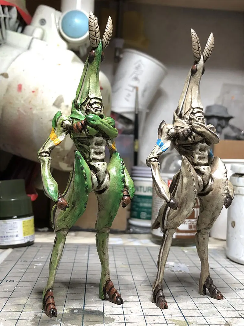 13 см Высота мода стимпанк Locust Miniatures моделирование Неокрашенный изысканный мех