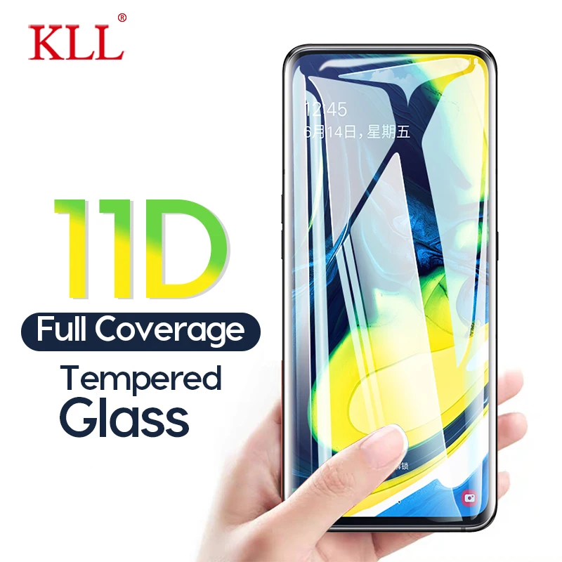 11D изогнутая защитная пленка из закаленного стекла для Samsung Galaxy A90 A80 A70 A60 M40 Защитная экрана A8 плюс A6 2018 J6 J4