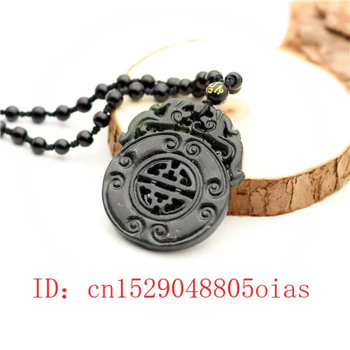 Китайская бижутерия из натурального черного и зеленого нефрита очаровательные