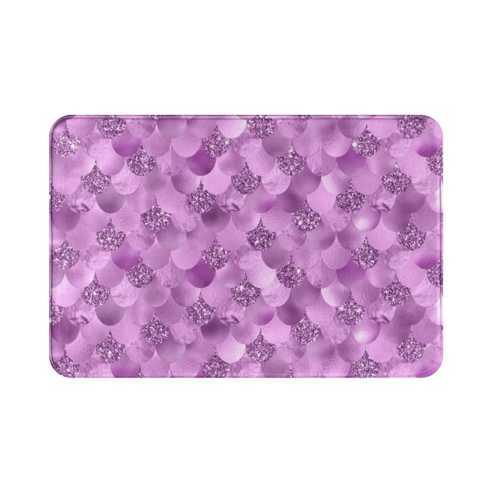 Фиолетовые весы русалки коврик подушка мягкая Русалка металлическая блестящий