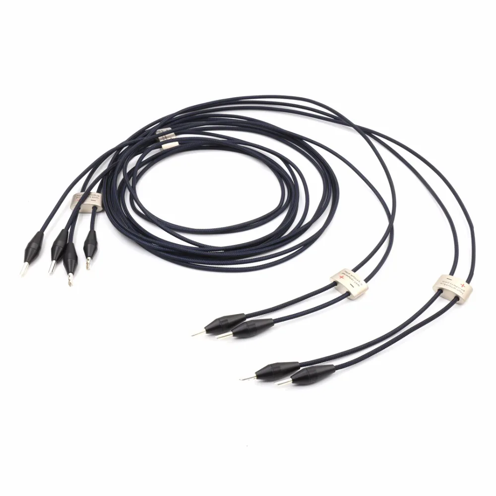 

Hi-end аудиокабель для динамика YTER well, закаленный Оригинальный сплав, HIFI провод громкоговорителя провод для динамика с банановым штекером
