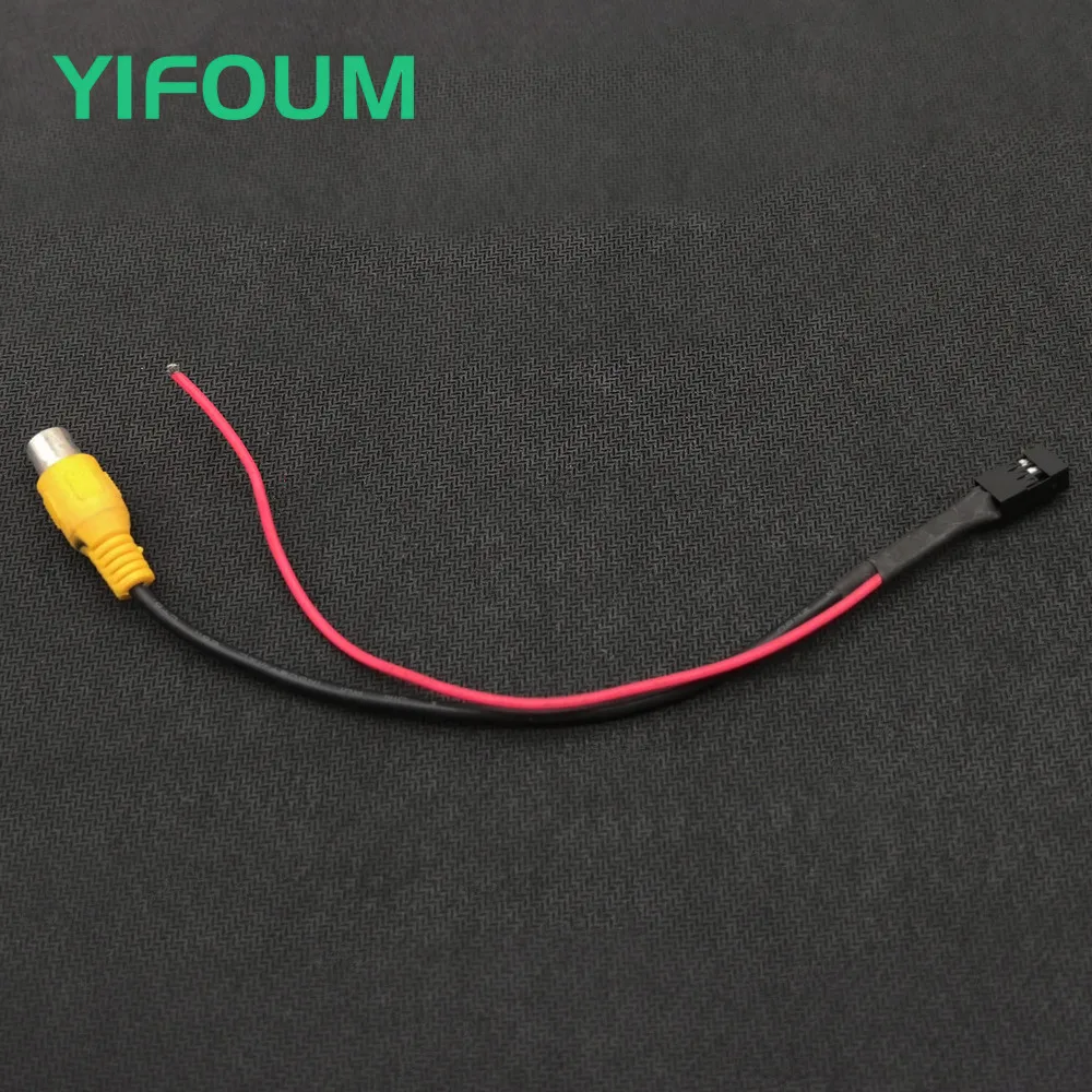 Оригинальный видеовход YIFOUM 6Pin переключатель обратная камера RCA адаптер кабель