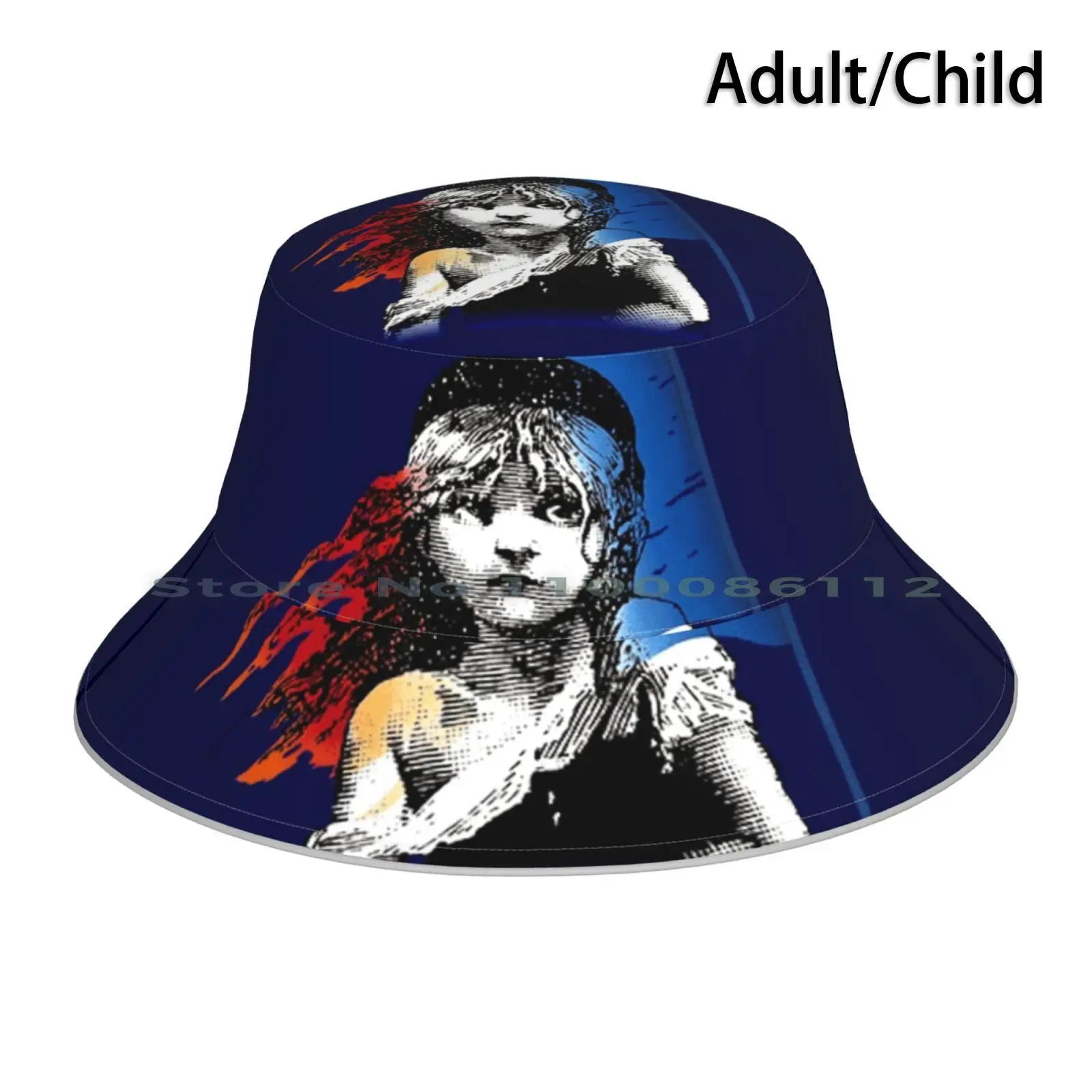 

Les Mis Bucket Hat Sun Cap Les Miserables Broadway Musicals Musical Theater West End London Drama Playbill Foldable Outdoor