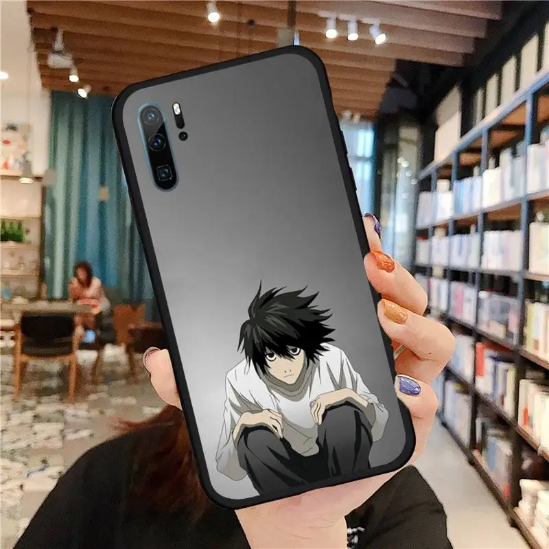 

Death Note anime manga LLawliet Phone Case For Huawei honor Mate P 9 10 20 30 40 Pro 10i 7 8 a x Lite nova 5t Soft Silicone