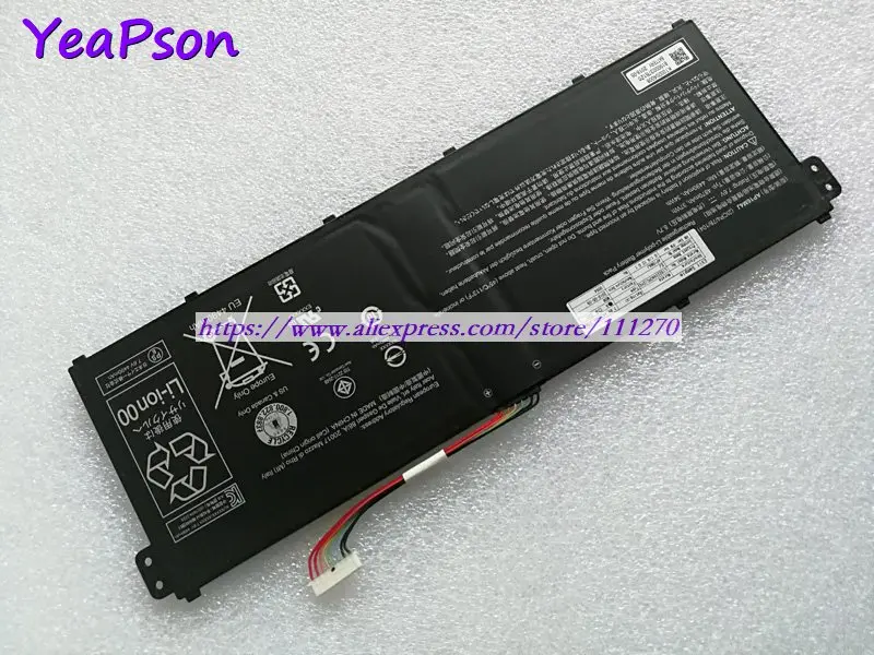 Аккумулятор Yeapson AP16M4J для ноутбука Acer 7 6 В 4870 мАч|Аккумуляторы ноутбуков| |