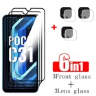 Защита объектива камеры для Xiaomi Poco C31, защита экрана, закаленное стекло для Xiaomi Poco C31, стекло для камеры Poco C31