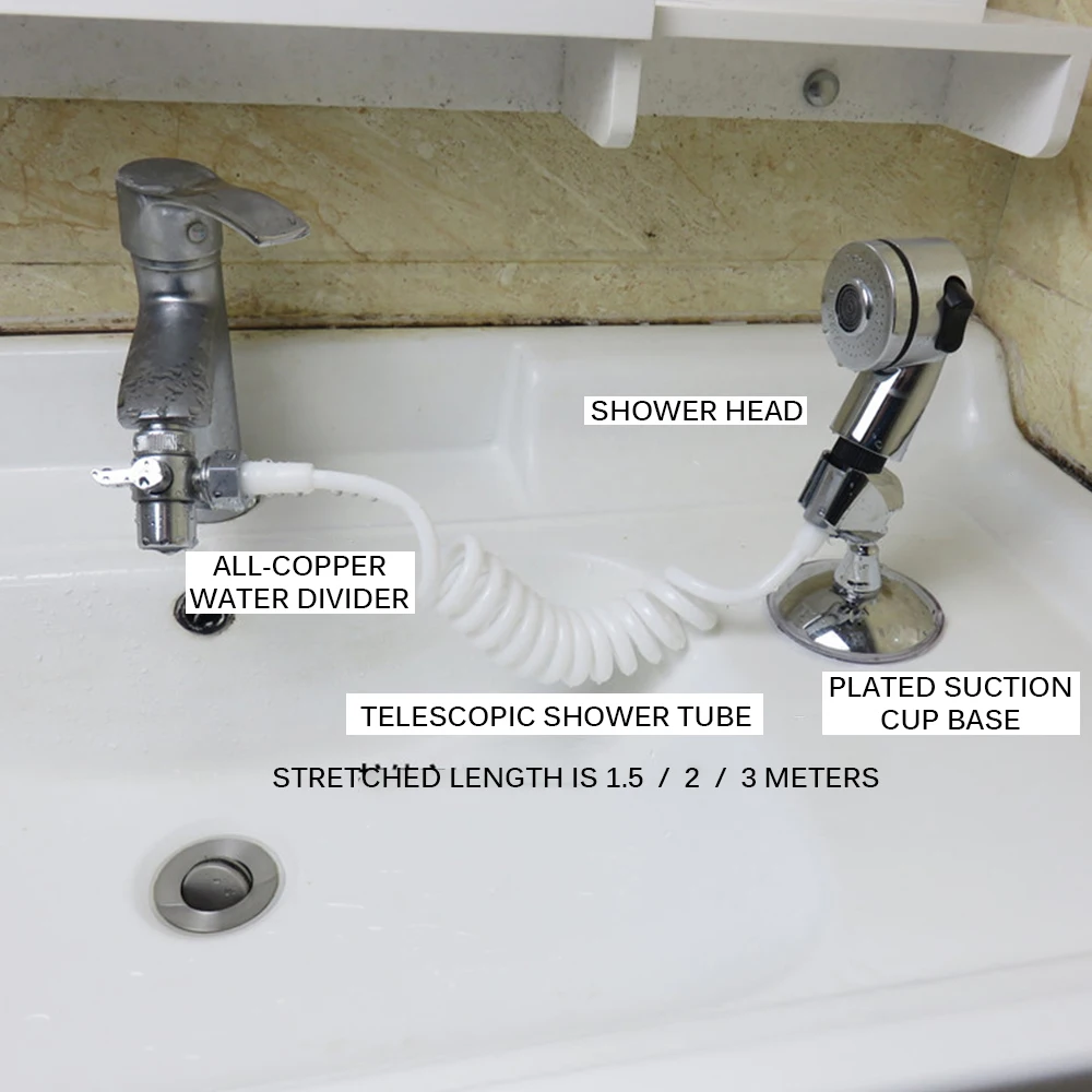 

Faucet Shower Head Bathroom Spray Drains Strainer Hose Sink Washing Hair Wash Shower