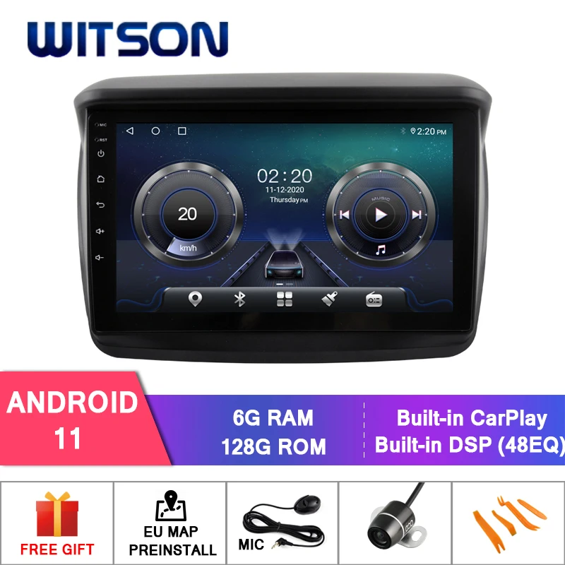 

WITSON Android 11 CAR DVD SYSTEM for MITSUBISHI L200 (low) Car Multimedia Player Stereo AutoAudio GPS Navigation DVD Video Carpl