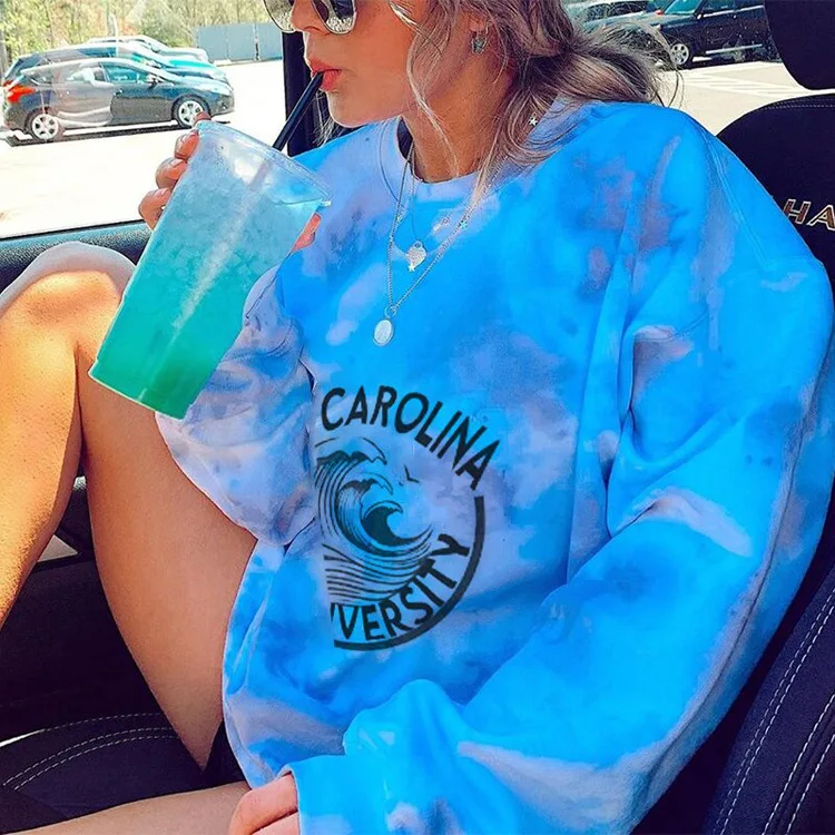 

YouGeMan Fashion Sweater Women 2021 Autumn Long Sleeve Pullover Sweatshirts Women's Casual Printed Loose Hoodies Female Tops