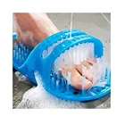 Ванная комната каблук забота, отшелушивание обувь скребок для ног щетка для душа массажные тапочки для ног Ванная комната продукты по уходу за ногами