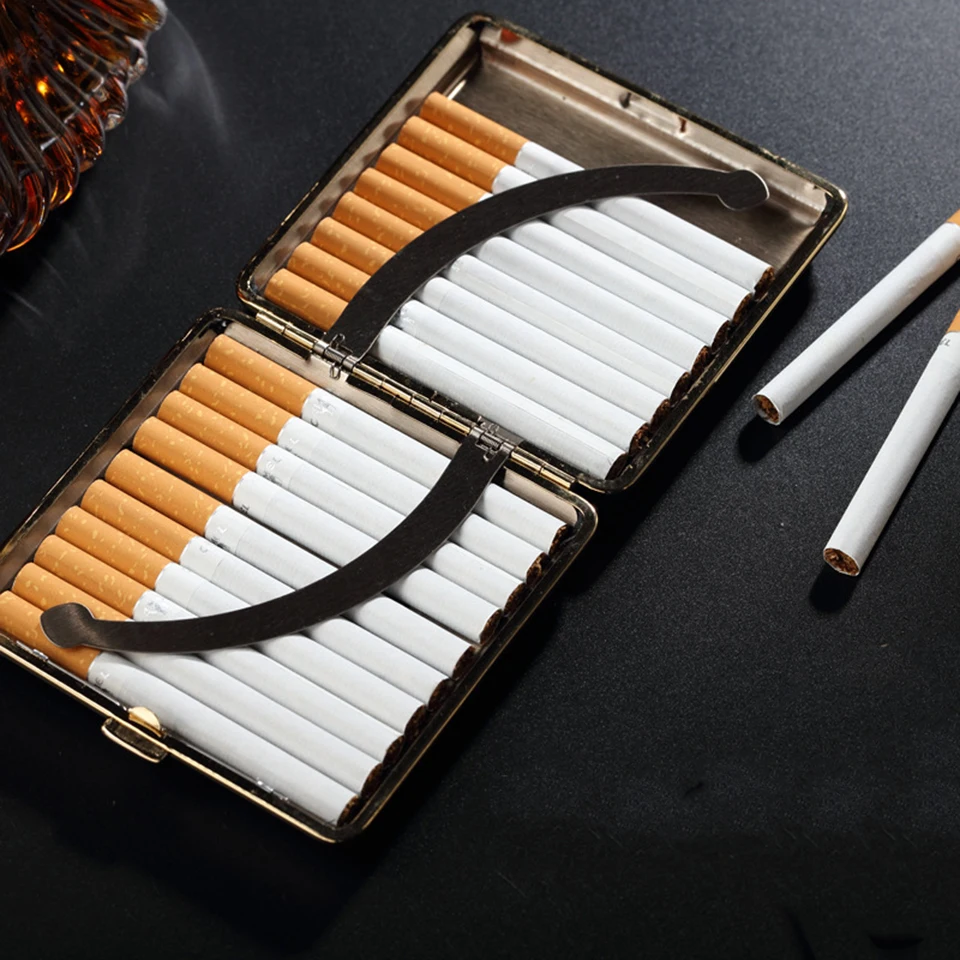 Чехол для сигарет из натуральной кожи персонализированный креативный браслет