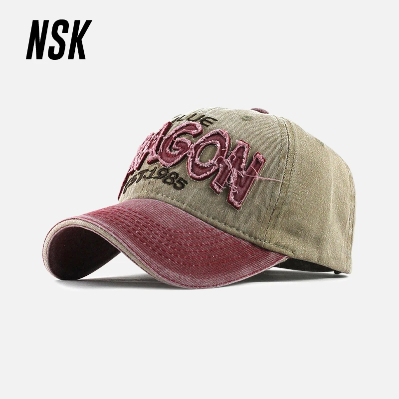 Бейсболка NSK бейсболка с эффектом поношенности Кепка Ретро Солнцезащитные кепки