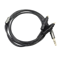 2m replacement o cable for sennheiser hd414 hd650 hd600 hd580 hd25 headphones durable