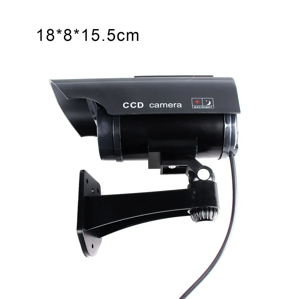 

SZ Dummy Camera Solar Battery Powered Flicker Blink LED Fake Indoor Outdoor Surveillance Security Camera Bullet CCTV Camera
