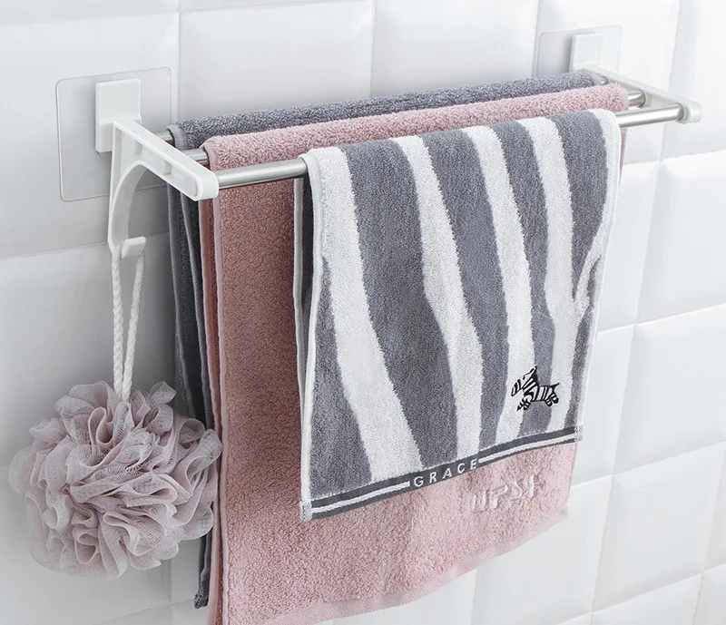 

Bathroom Kitchen Organizer Towel Rack Hanging Holder Bathroom Cabinet Cupboard Hanger Shelf For Kitchen Supplies Accessories