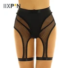 Женские леггинсы с высокой талией, прозрачные, облегающие, сексуальные