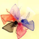 Пакеты из органзы на шнурке для украшений, пакеты для упаковки свадебных подарков, рождественских конфет, тюлевые мешочки 7x9 9x12 10x15 см, 2550 шт.