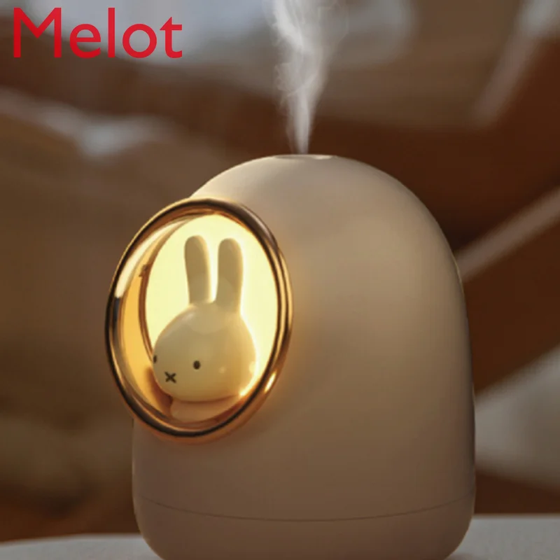 

Humidifier Cute Mini Small Silent Desktop Mute USB Girl Heavy Fog Aromatherapy Spray Dehumidifier Graduation Gift Birthday