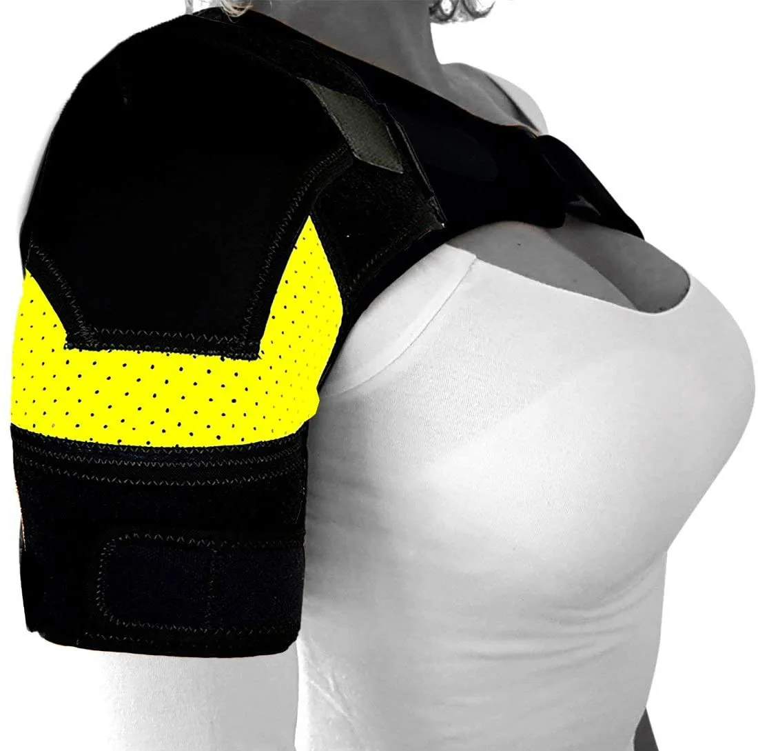 Shoulder Brace Support With Adjustable Strap Breathable Neoprene Shoulder Support images - 6