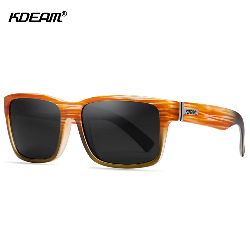 KDEAM Special Promotion Square Men Sunglasses Polarized Outdoor Driving Photochromic Sun Glasses With Box Limited Offer | Аксессуары для